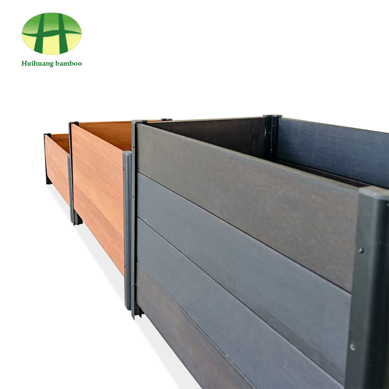 Fioriera in legno composito resistente agli agenti atmosferici per esterni Fioriera in legno composito resistente agli agenti atmosferici per esterni