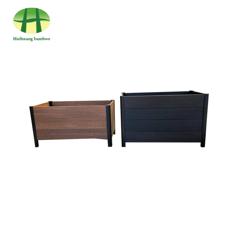 Fioriera in legno composito resistente agli agenti atmosferici per esterni Fioriera in legno composito resistente agli agenti atmosferici per esterni