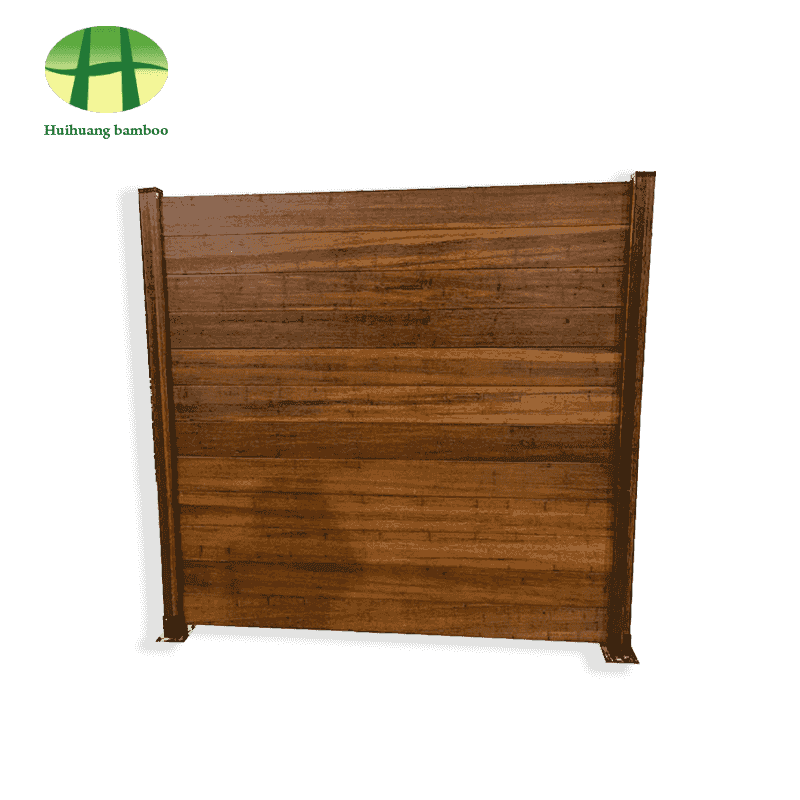 Recinzione esterna in bambù naturale pesante