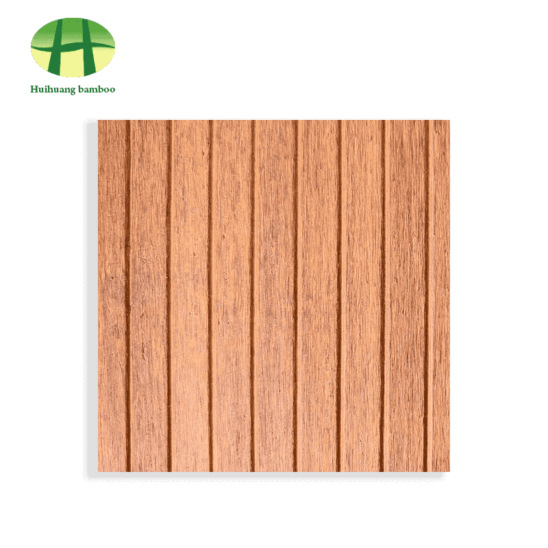 Pavimento in bambù con scanalatura piccola