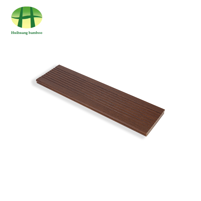 Pavimento in bambù color caffè