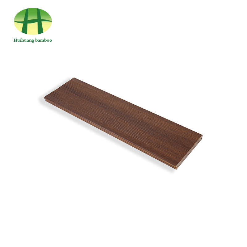 Pavimento in bambù color caffè