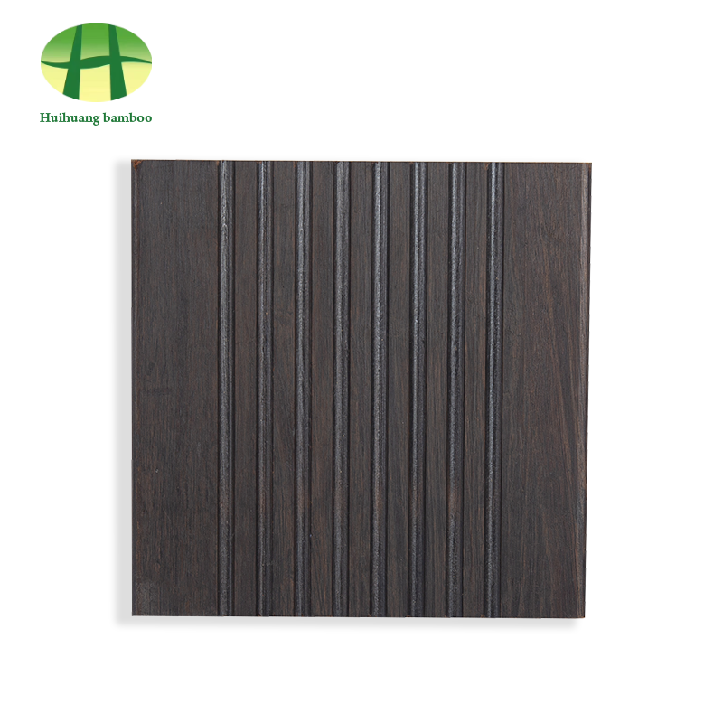 Pavimento in bambù a onde grandi