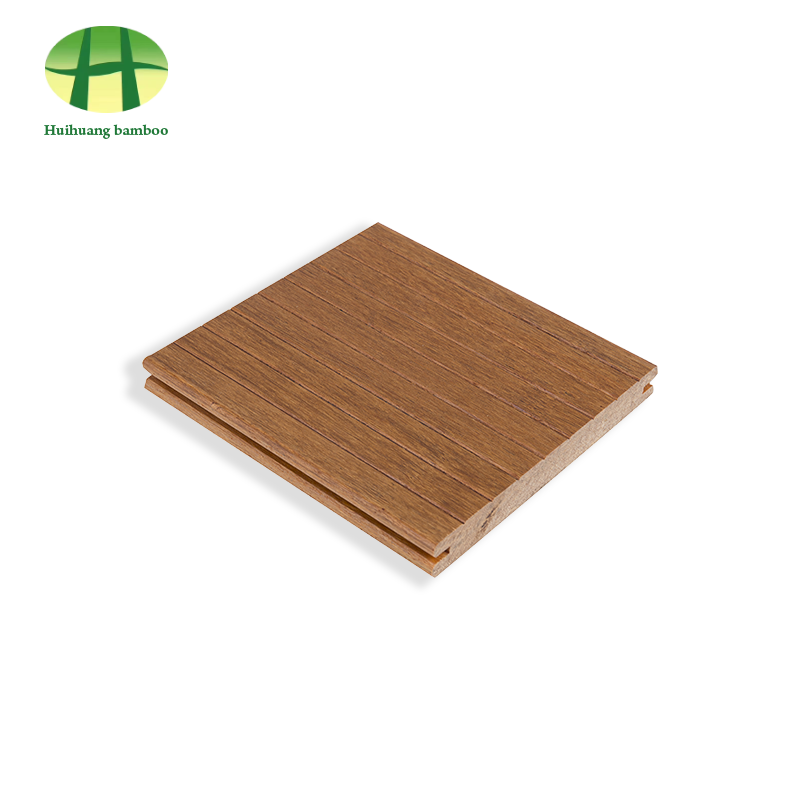 Pavimento in bambù con scanalatura piccola