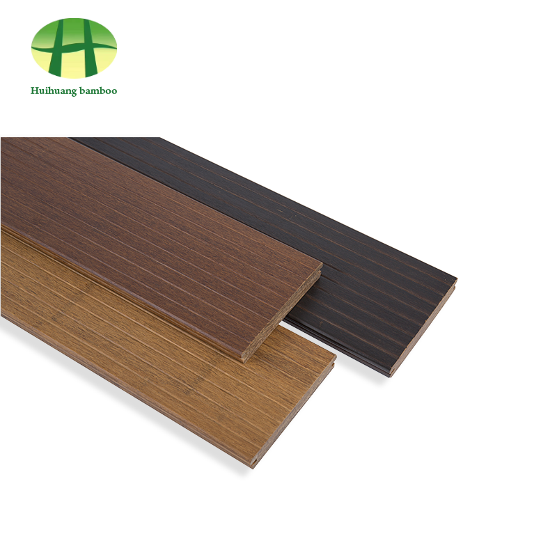 Pavimento in bambù con scanalatura piccola