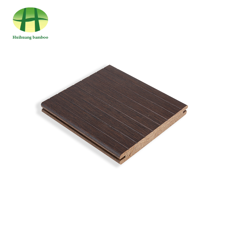 Pavimento in bambù con scanalatura piccola